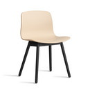 About A Chair AAC 12, Pale peach 2.0, Black lacquered oak