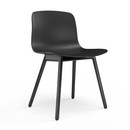 About A Chair AAC 12, Soft black, Black stained oak