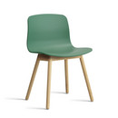 About A Chair AAC 12, Teal green 2.0, Lacquered oak