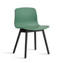 About A Chair AAC 12, Teal green 2.0, Black lacquered oak