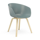 Details Hay About A Chair AAC 22 About A Chair AAC 22, Dusty blue, Lacquered oak