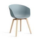 About A Chair AAC 22, Dusty blue 2.0, Soap treated oak