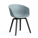 Details Hay About A Chair AAC 22 About A Chair AAC 22, Dusty blue 2.0, Black lacquered oak