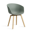 About A Chair AAC 22, Fall green 2.0, Lacquered oak