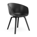 About A Chair AAC 22, Black, Black lacquered oak