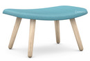 Details Hay About A Lounge Ottoman AAL 03 About A Lounge Ottoman AAL 03, Divina Melange 721 - aqua, Soap treated oak