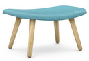 Details Hay About A Lounge Ottoman AAL 03 About A Lounge Ottoman AAL 03, Divina Melange 721 - aqua, Clear lacquered oak