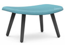 Details Hay About A Lounge Ottoman AAL 03 About A Lounge Ottoman AAL 03, Divina Melange 721 - aqua, Black stained oak