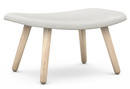 About A Lounge Ottoman AAL 03, Divina Melange 120 - light grey, Soap treated oak