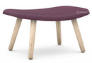 About A Lounge Ottoman AAL 03, Divina Melange 671 - wine red, Soap treated oak