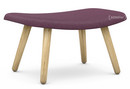 About A Lounge Ottoman AAL 03, Divina Melange 671 - wine red, Lacquered oak