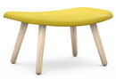 About A Lounge Ottoman AAL 03, Hallingdal 420 - yellow, Soap treated oak