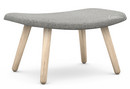 About A Lounge Ottoman AAL 03, Hallingdal - warm grey, Soap treated oak