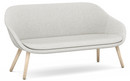 About A Lounge Sofa for Comwell, Divina Melange 120 - light grey, Soap treated oak