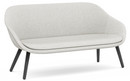 About A Lounge Sofa for Comwell, Divina Melange 120 - light grey, Black lacquered oak
