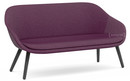 About A Lounge Sofa for Comwell, Divina Melange 671 - wine red, Black lacquered oak