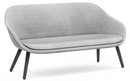 About A Lounge Sofa for Comwell, Hallingdal - light grey, Black lacquered oak
