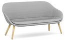 About A Lounge Sofa for Comwell, Steelcut Trio - light grey, Lacquered oak