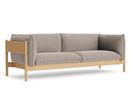 Arbour Sofa, Re-wool 628 - apricot/black, Oiled waxed oak