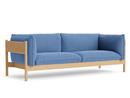 Arbour Sofa, Re-wool 758 - blue/natural, Oiled waxed oak