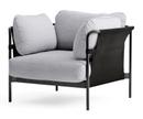Can Lounge Chair 2.0, Fabric Surface by HAY 120 - Light grey, Black