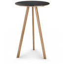 Details Hay Copenhague Round Table CPH20 Copenhague Round Table CPH20, Ø 70 x H 105, Oak, matt lacquer, Linoleum black