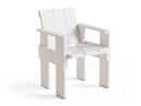 Crate Dining Chair, White lacquered pine