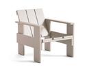 Crate Lounge Chair, London fog lacquered pine