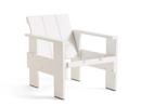 Crate Lounge Chair, White lacquered pine