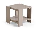 Crate Side Table, London fog lacquered pine