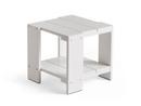 Crate Side Table, White lacquered pine