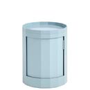 Facet Container, H 49 x Ø 38 cm, Misty blue