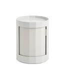 Facet Container, H 49 x Ø 38 cm, Misty grey