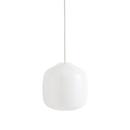 Buoy Glass Pendant Lamp, Ø 20 cm, Clay white