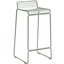 Hee Bar Stool, Bar version: seat height 75 cm, Fall green