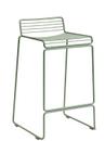 Hee Bar Stool, Kitchen version: seat height 65 cm, Fall green