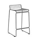 Hee Bar Stool, Kitchen version: seat height 65 cm, Asphalt
