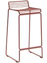 Hee Bar Stool, Bar version: seat height 75 cm, Rust