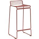 Hee Bar Stool, Bar version: seat height 75 cm, Rust