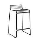 Hee Bar Stool, Kitchen version: seat height 65 cm, Black