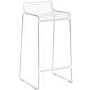 Hee Bar Stool, Bar version: seat height 75 cm, White