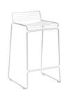 Hee Bar Stool, Kitchen version: seat height 65 cm, White