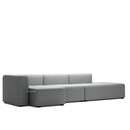 Mags Sofa with Récamière, Left armrest, Hallingdal 130 - light grey