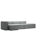 Mags Sofa with Récamière, Left armrest, Hallingdal - light grey