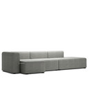 Mags Sofa with Récamière, Left armrest, Hallingdal 116 - warm grey