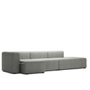 Mags Sofa with Récamière, Left armrest, Hallingdal - warm grey