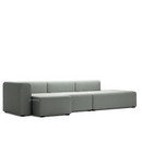 Mags Sofa with Récamière, Left armrest, Steelcut Trio - light grey