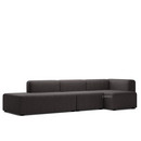 Mags Sofa with Récamière, Right armrest, Hallingdal - brown