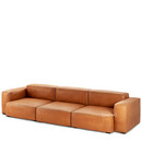 Details Hay Mags Soft Sofa Combination 1 Mags Soft Sofa Combination 1, 3 Seater, Leather Silk 250 - cognac