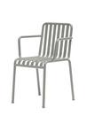 Palissade Chair, Light grey, With armrests